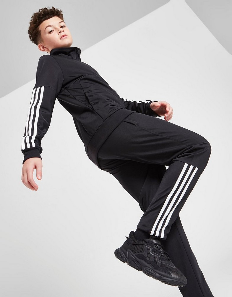 Komplet dresowy dziecięcy ADIDAS DRES TEAM POLY TRACKSUIT JUNIOR GM8912 Czarny
