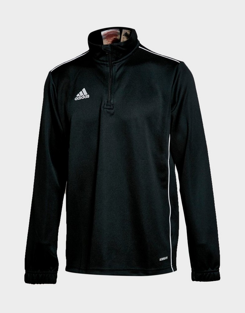 Detská mikina ADIDAS MIKINA CORE 18 POLY 1/4 ZIP CE9028 Čierna