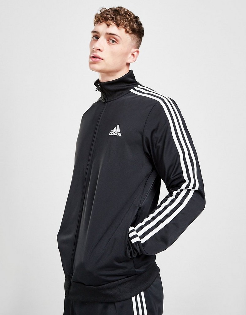 Komplet dresowy męski ADIDAS KOMPLET M 3S FT TT TS GK9651 Czarny