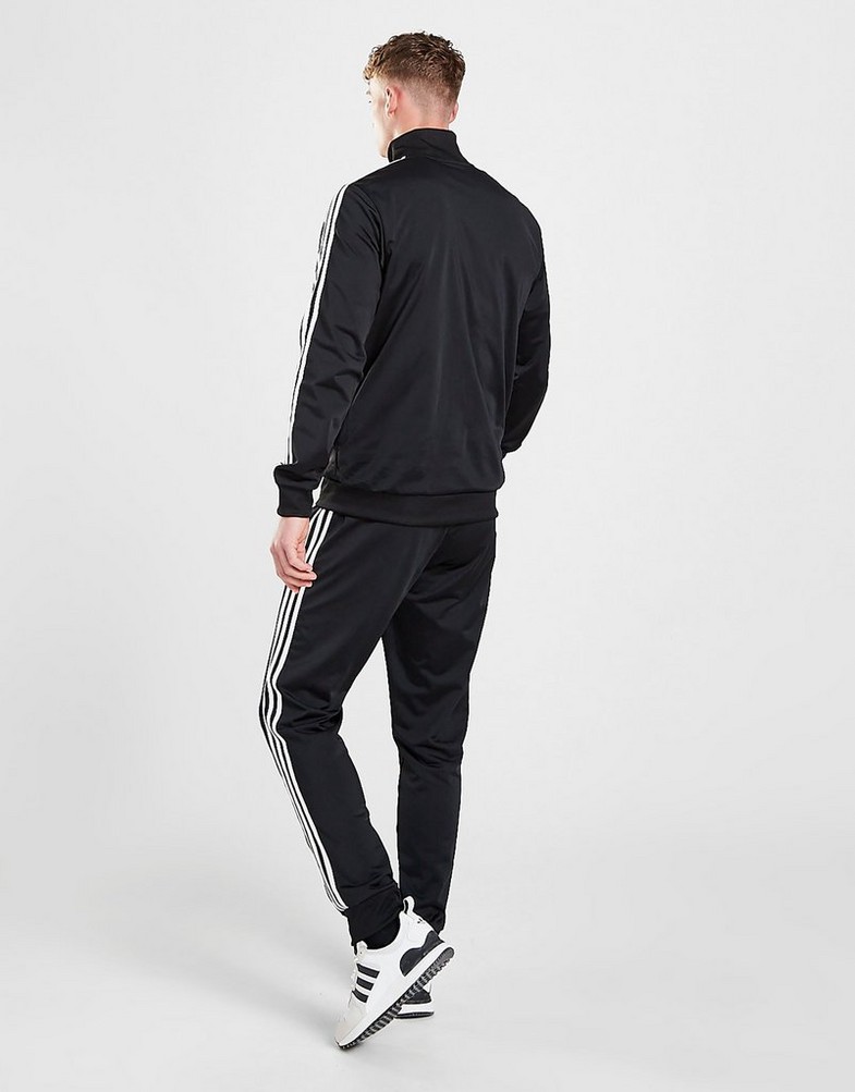 Komplet dresowy męski ADIDAS KOMPLET M 3S FT TT TS GK9651 Czarny