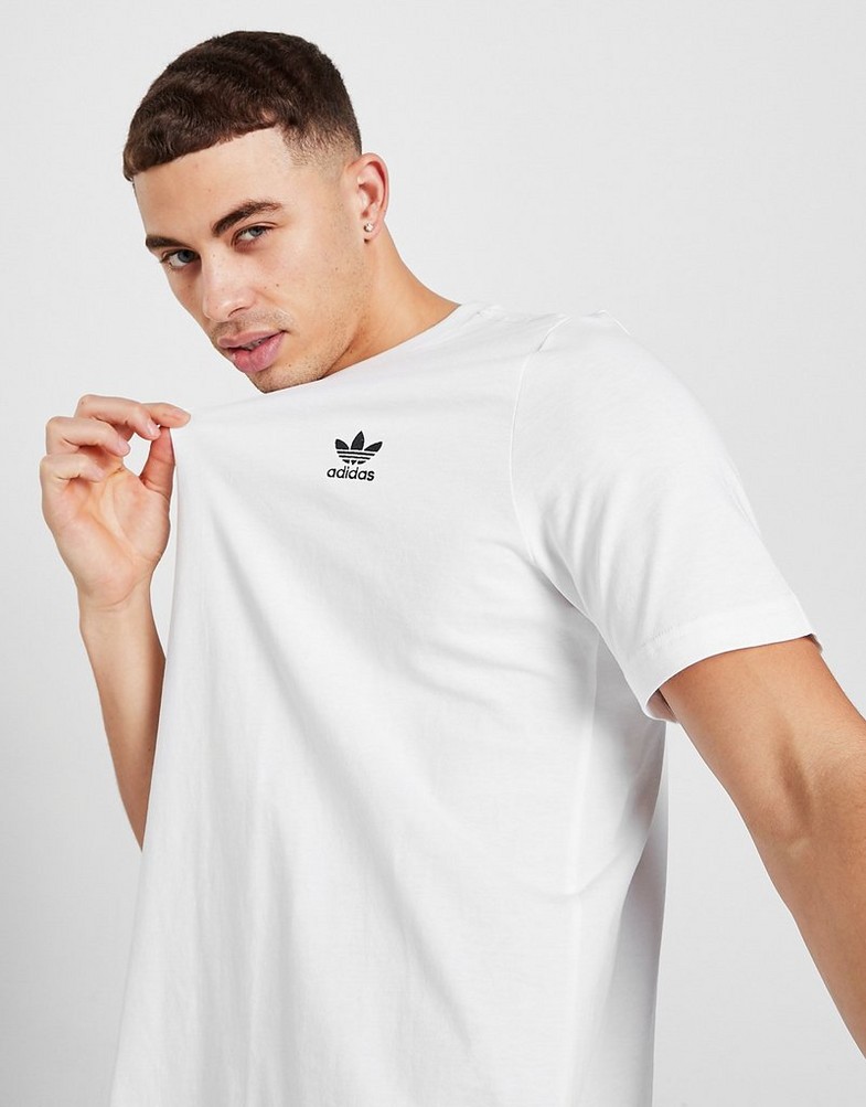 Koszulka, t-shirt męski ADIDAS T-SHIRT ESSENTIAL GN3415 Biały