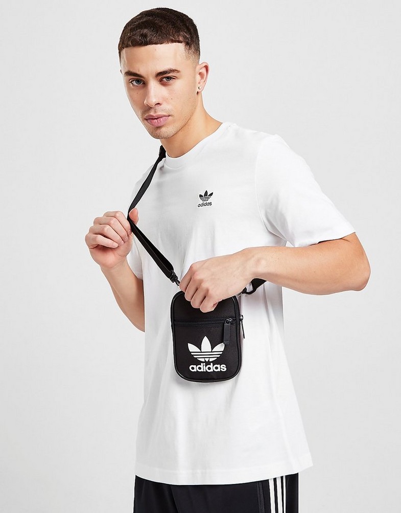 Koszulka, t-shirt męski ADIDAS T-SHIRT ESSENTIAL GN3415 Biały