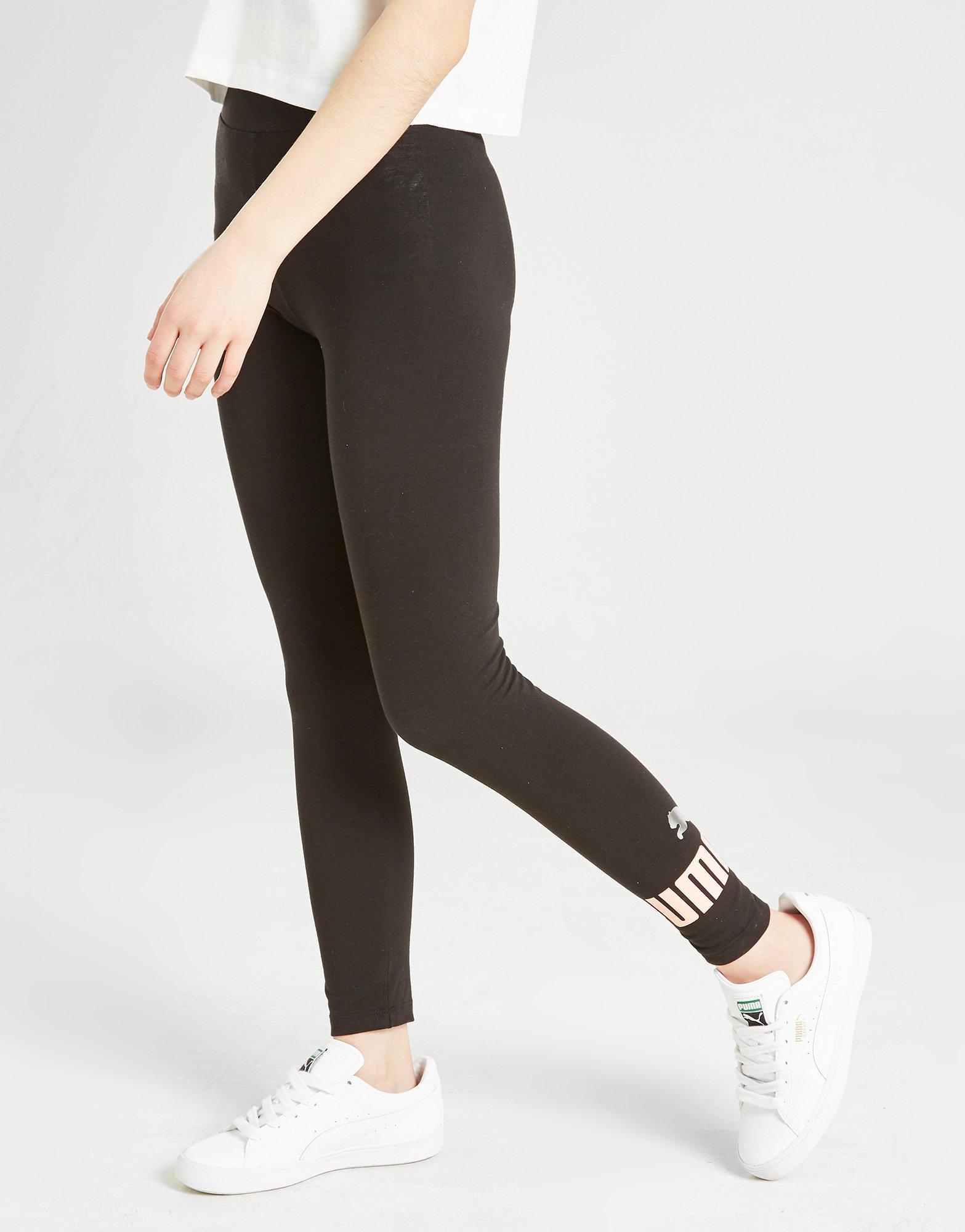 PUMA LEGGINGS GIRLS' CORE LEGGINGS JUNIOR 58773702 Czarny