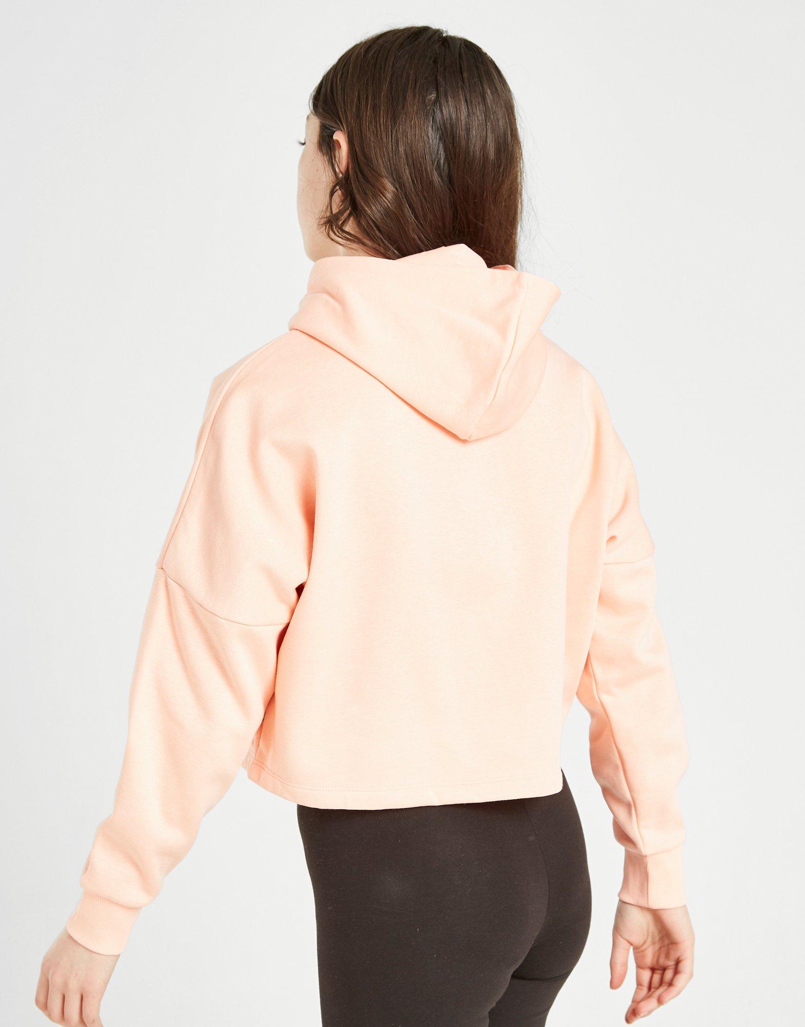 PUMA GIRLS' CORE CROP HOODIE JUNIOR  58773502 Portocaliu