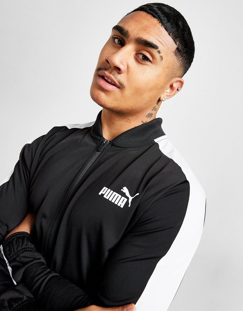 Komplet dresowy męski PUMA DRES POLY TRACKSUIT 67198901 Czarny