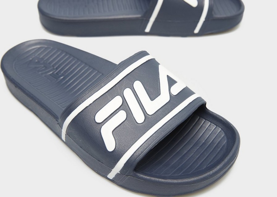 Дитячі шльопанці FILA SLIK SLIDE 3SM00021-421 Темно-синій
