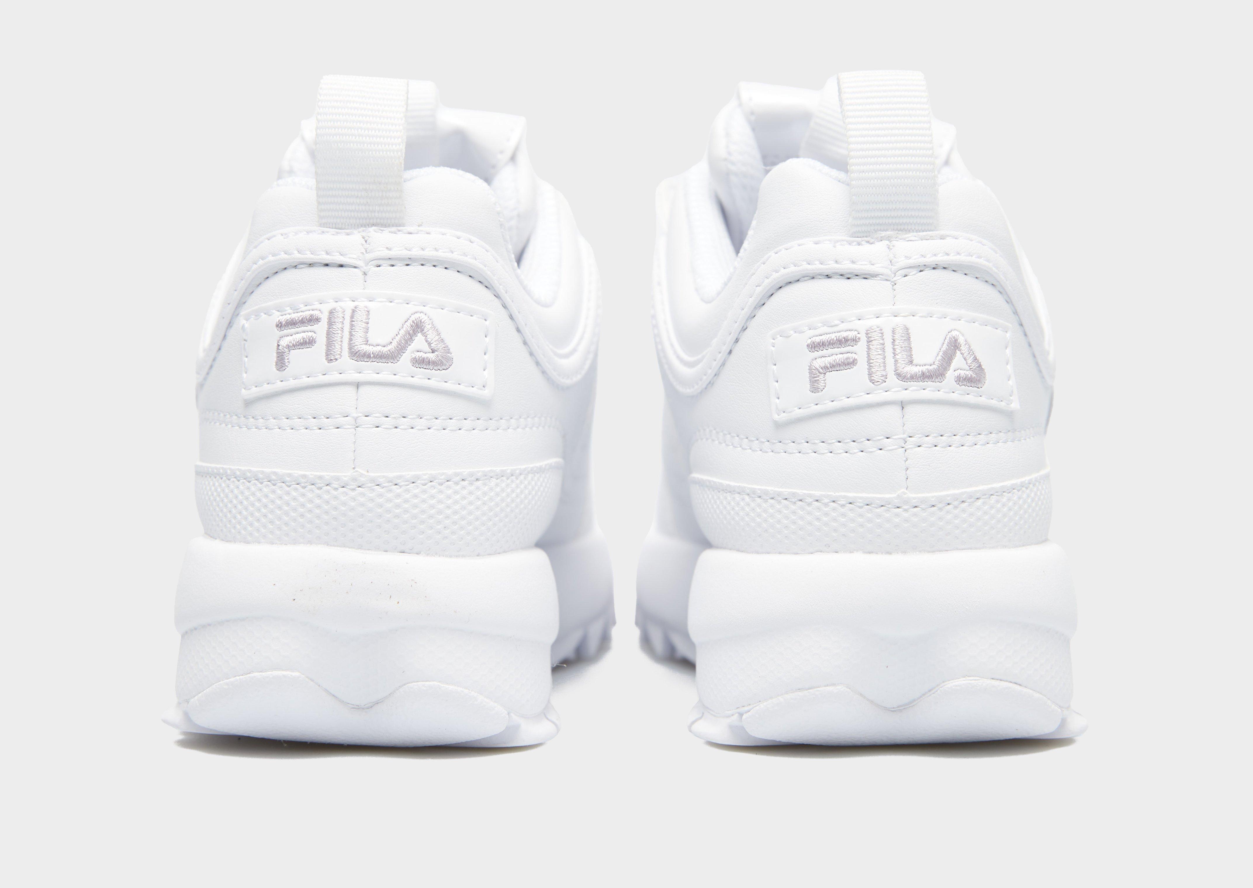 Buty sneakersy dla dzieci FILA DISRUPTOR 2 3XM02498-151 Biały