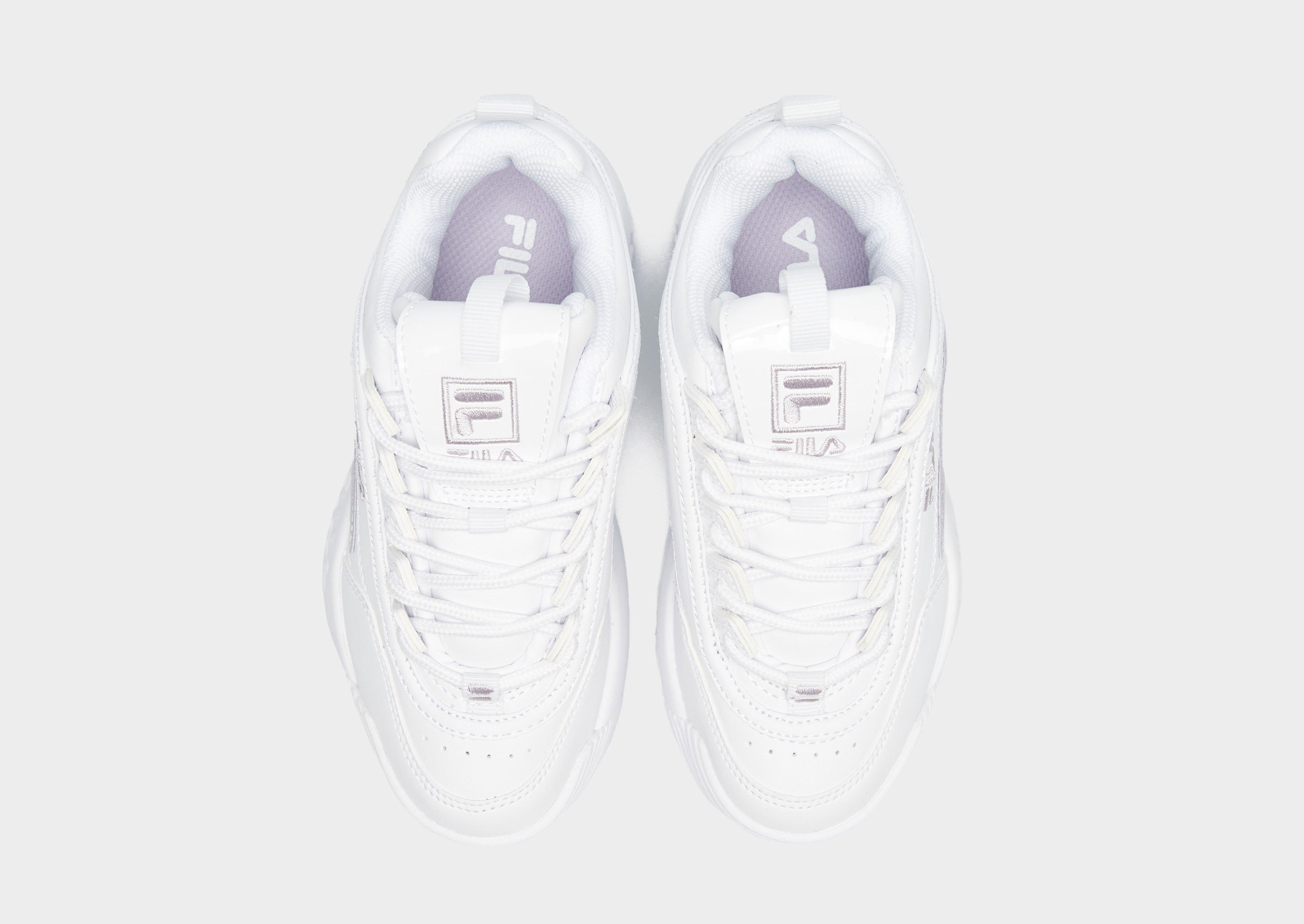 Buty sneakersy dla dzieci FILA DISRUPTOR 2 3XM02498-151 Biały