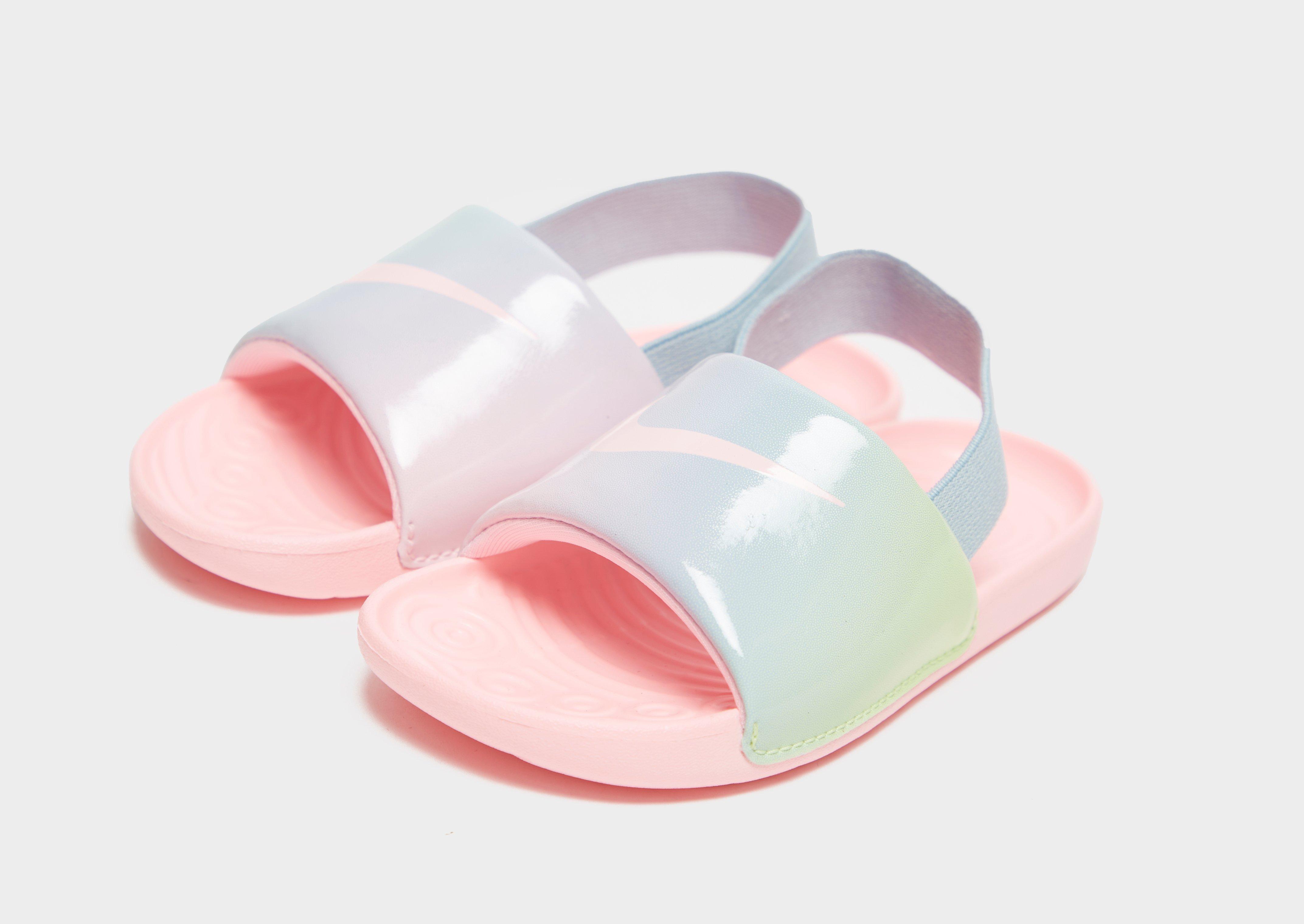 Šlepetės vaikams NIKE KAWA SE CW1658-600 Rožinė