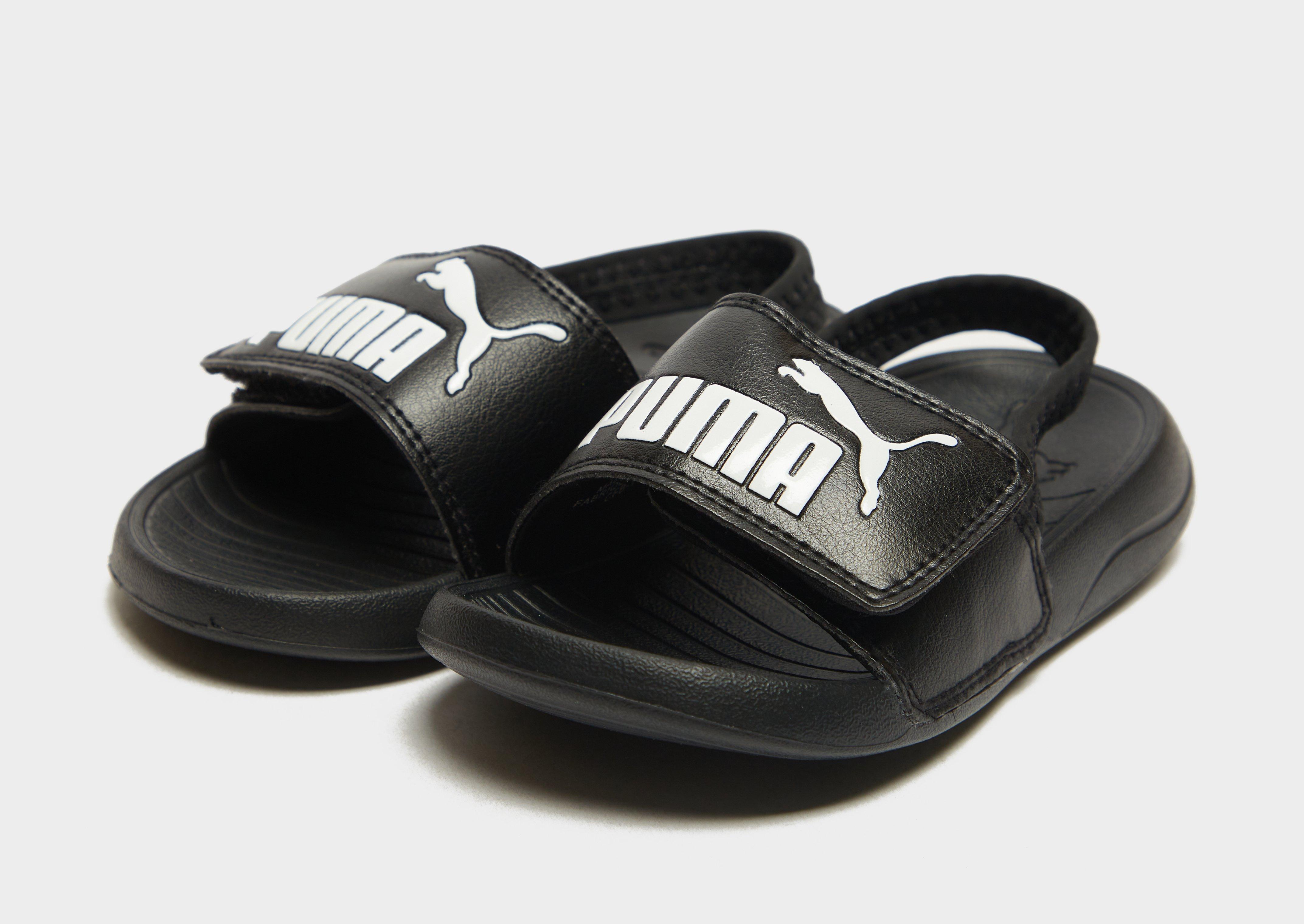 Detské sandále PUMA POPCAT STRAP  37386201 Čierna