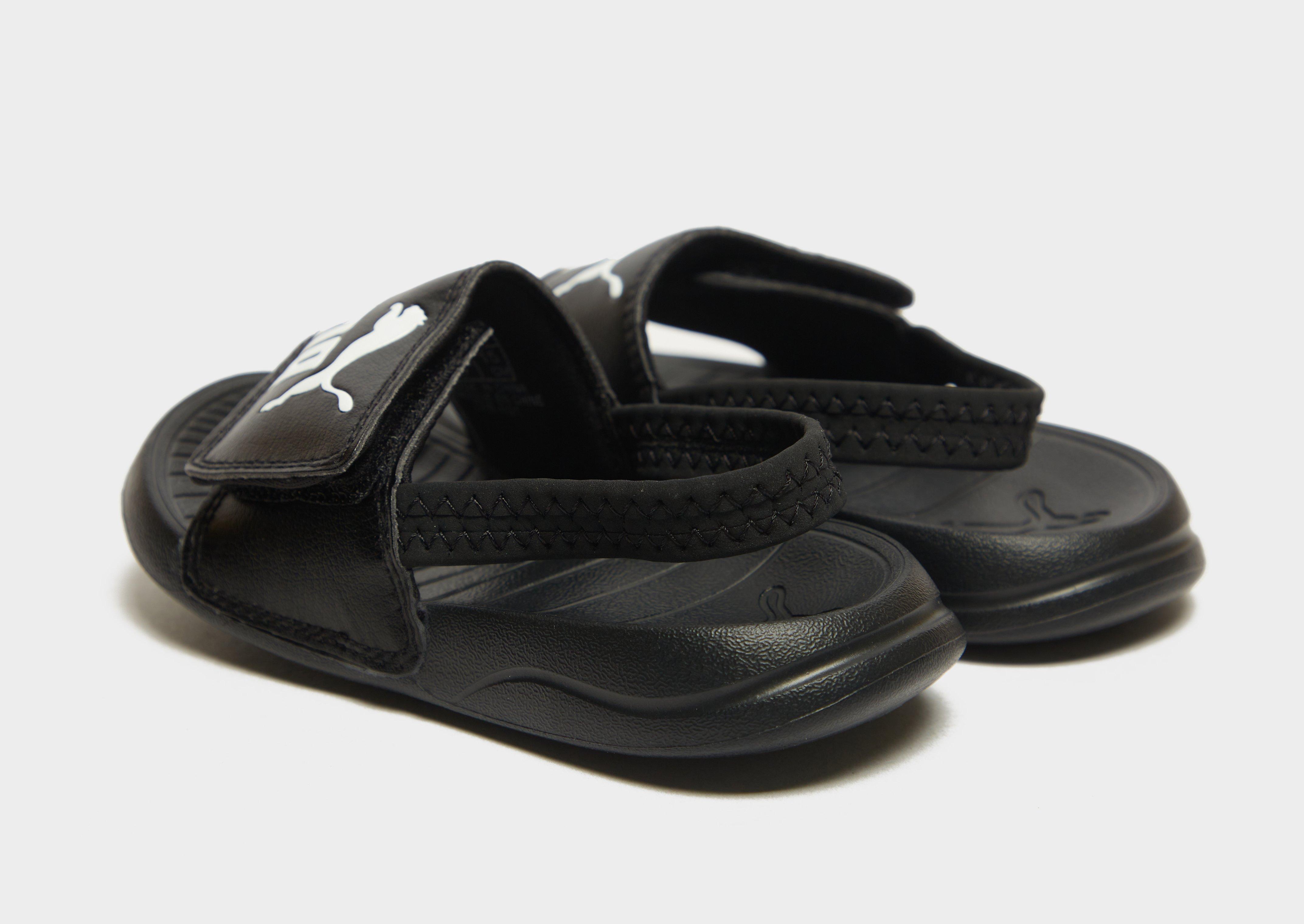 Detské sandále PUMA POPCAT STRAP  37386201 Čierna