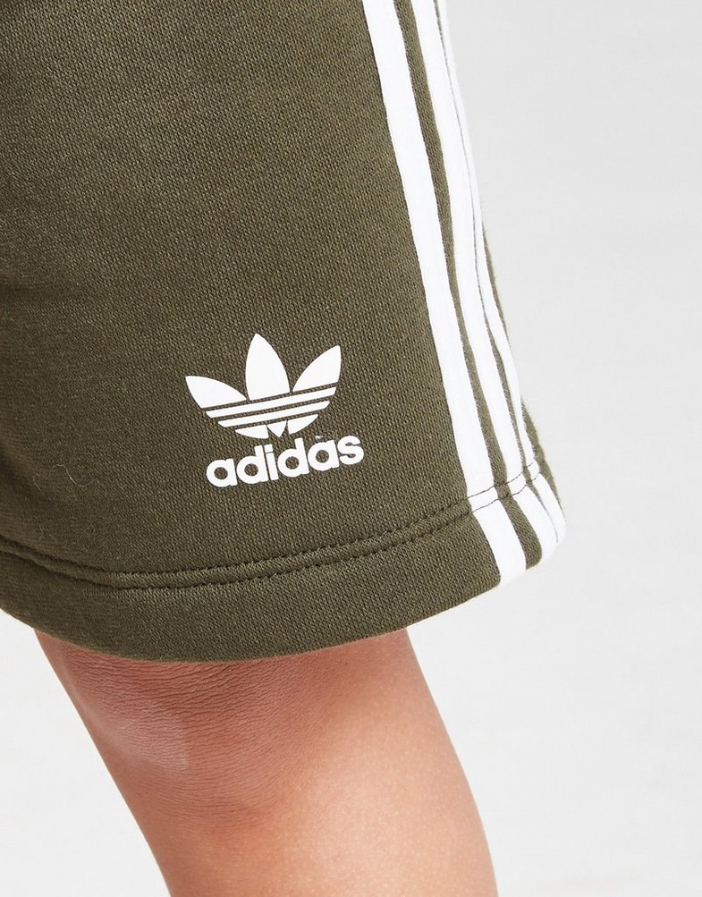 Trening pentru copii ADIDAS TRENING SLICED 3-PIECE SET INFANT H24025 Kaki