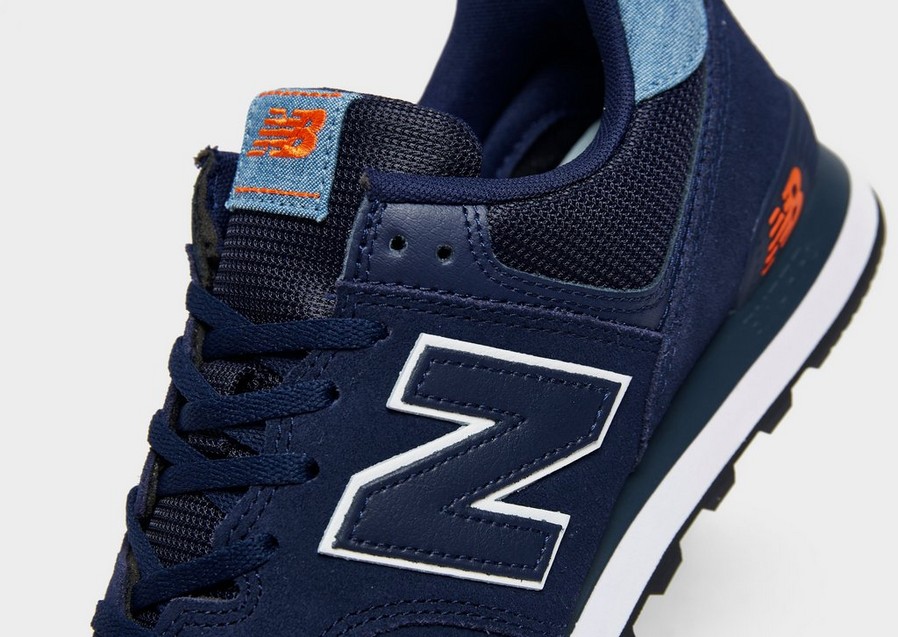 Buty sneakersy męskie NEW BALANCE 574 ML574J02 Granatowy