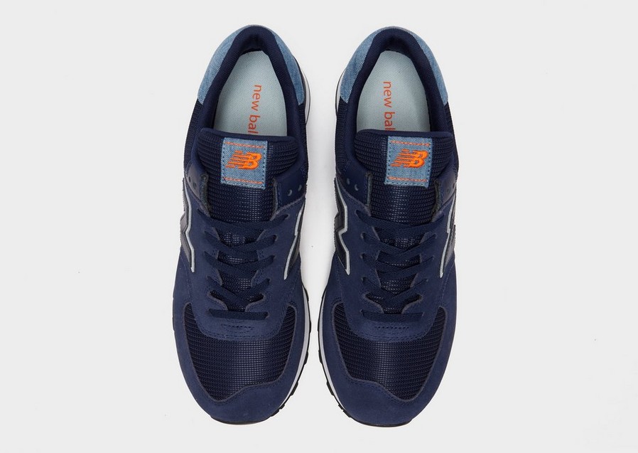 Buty sneakersy męskie NEW BALANCE 574 ML574J02 Granatowy