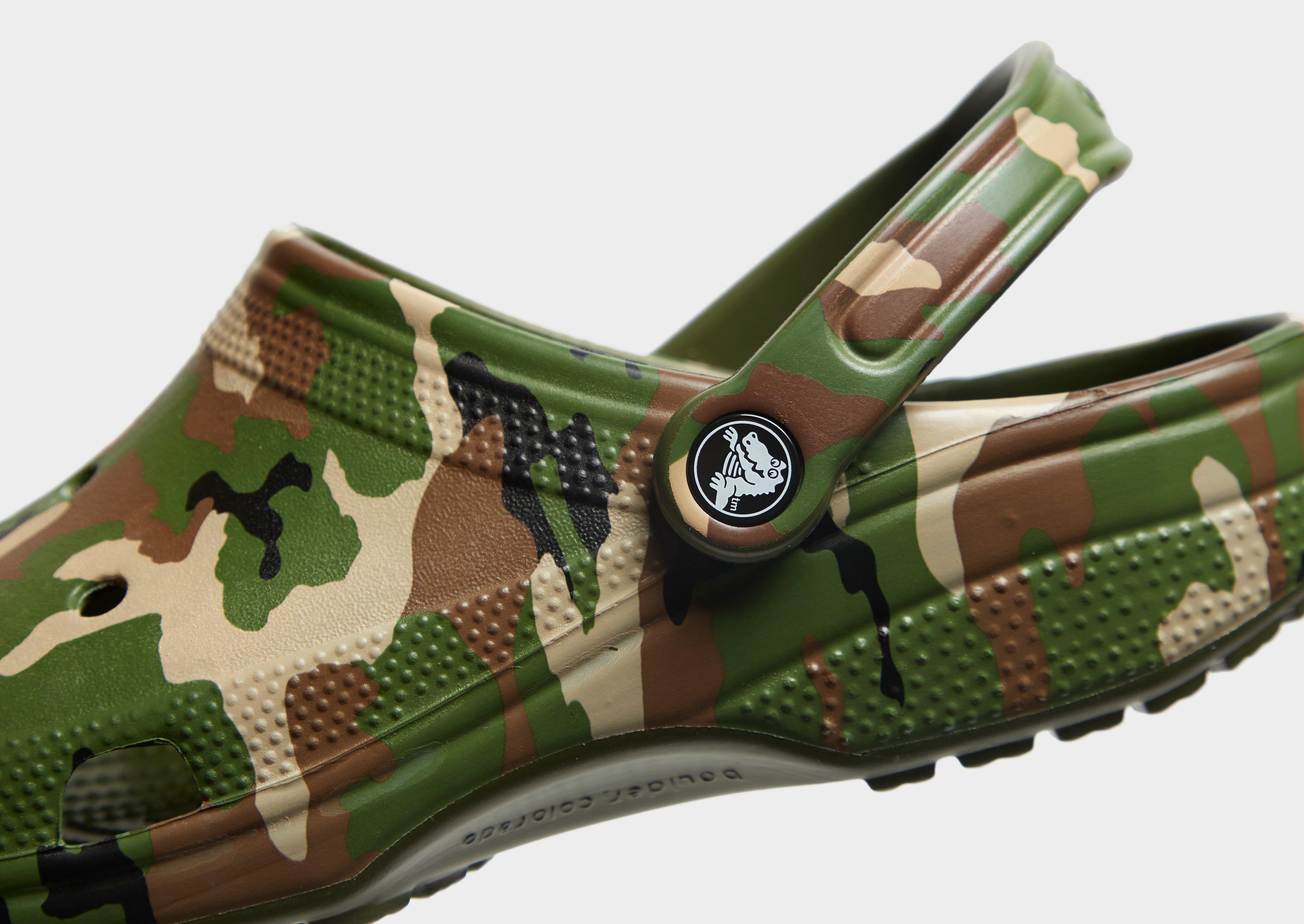 Pánske Šľapky CROCS CAMO ARMY GREEN 2064543TC Zelená