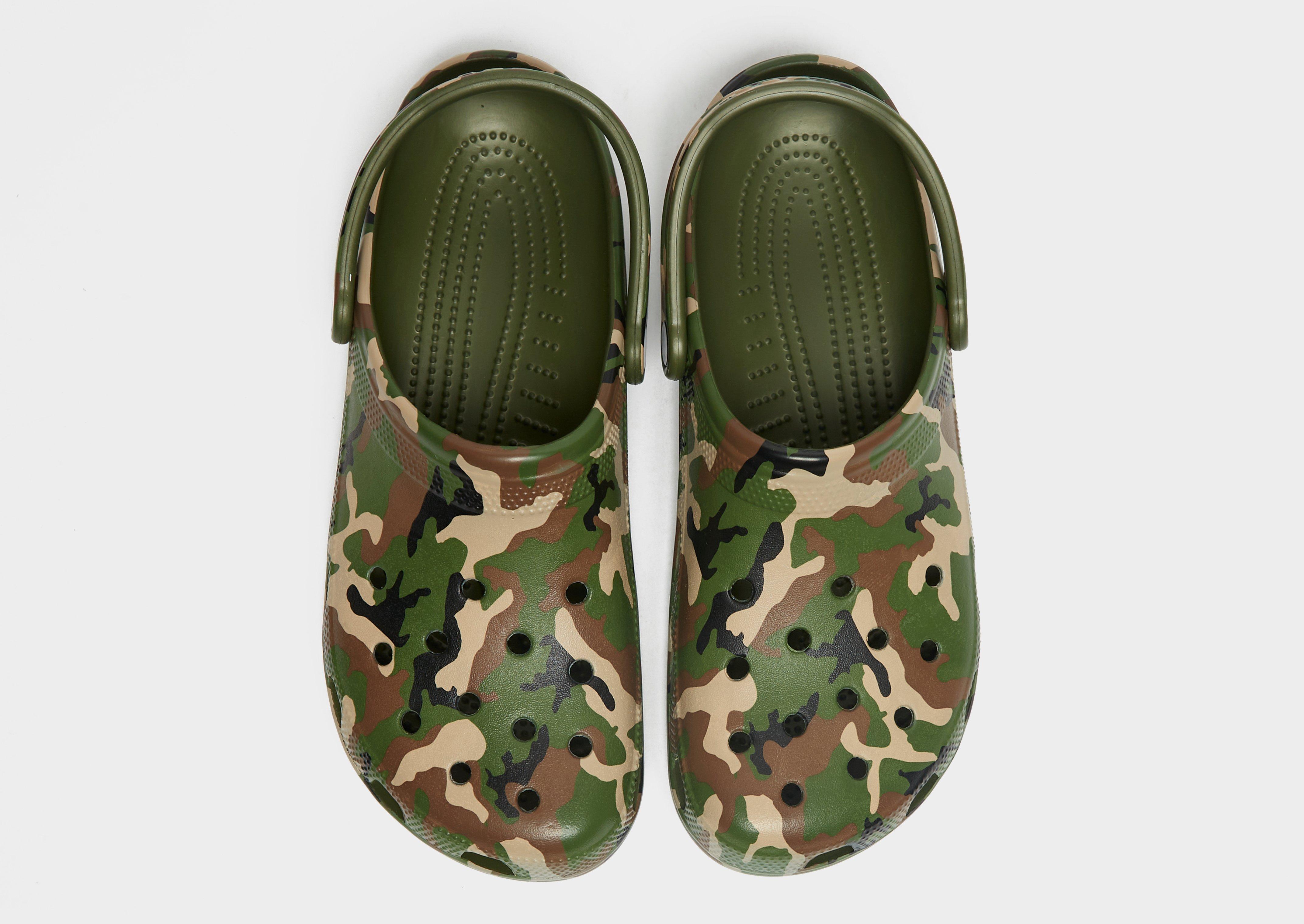 Pánske Šľapky CROCS CAMO ARMY GREEN 2064543TC Zelená