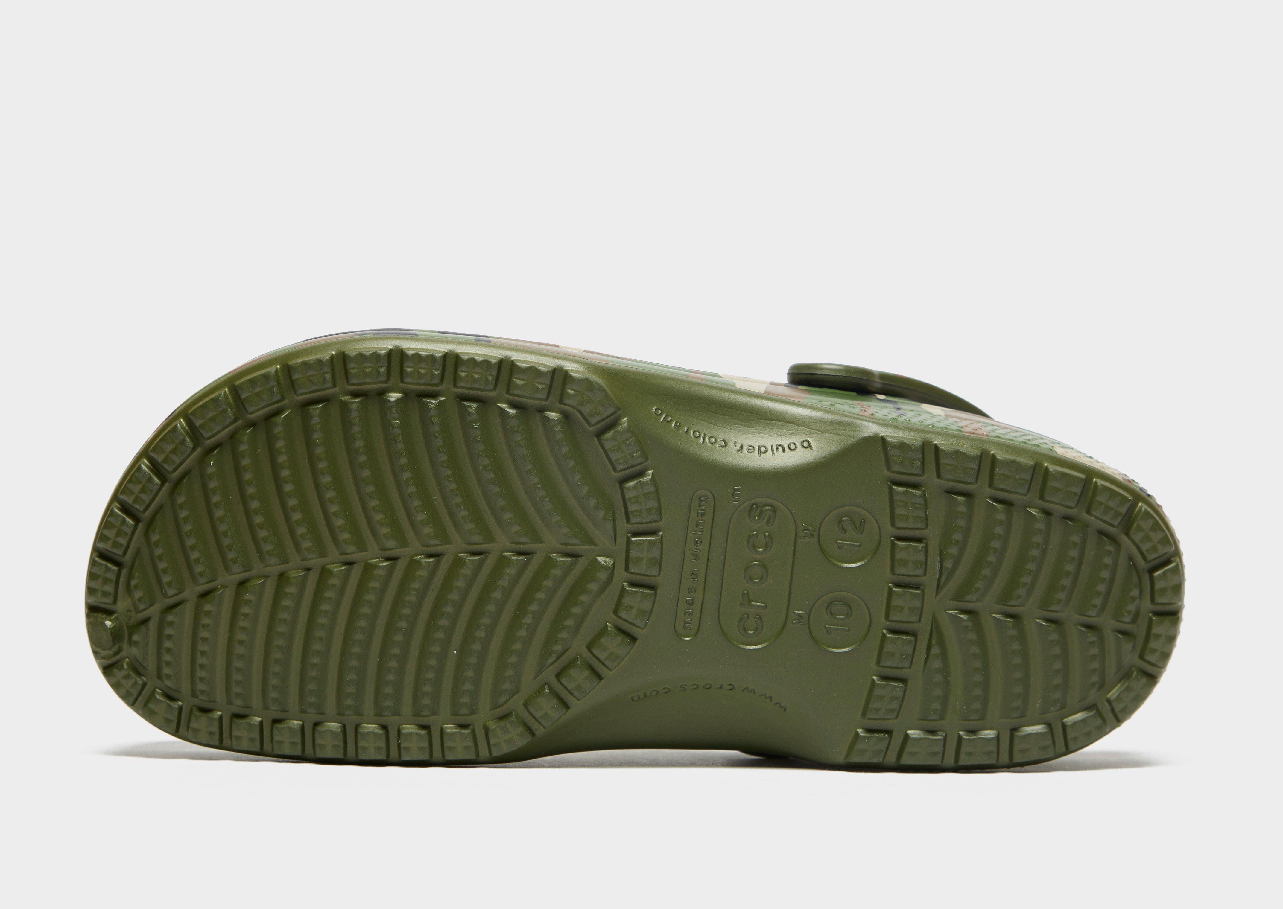 Pánske Šľapky CROCS CAMO ARMY GREEN 2064543TC Zelená