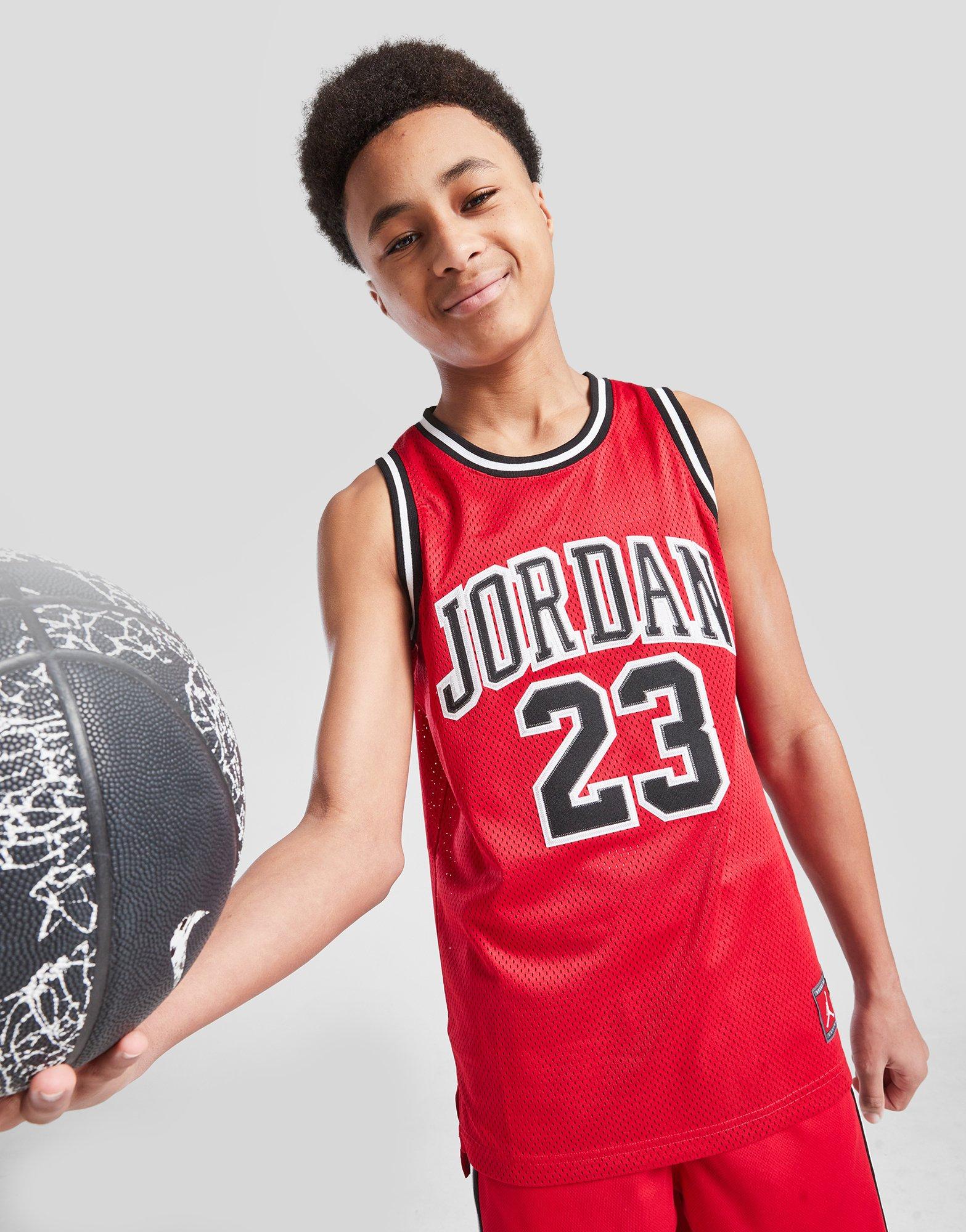 Детски топ JORDAN ТЕНИСКА JORDAN 23 JERSEY B 95A773-R78 Червен