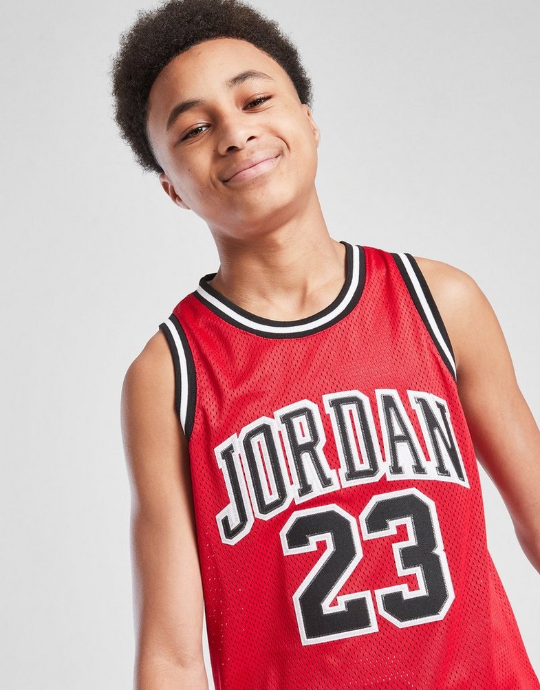 Дитячі топи JORDAN ФУТБОЛКА JORDAN 23 JERSEY B 95A773-R78 Червоний