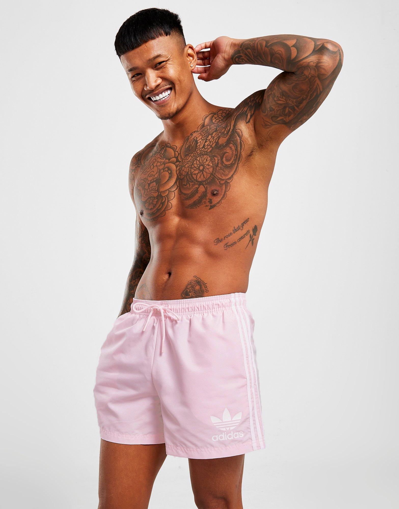 Adidas california shop swim shorts red