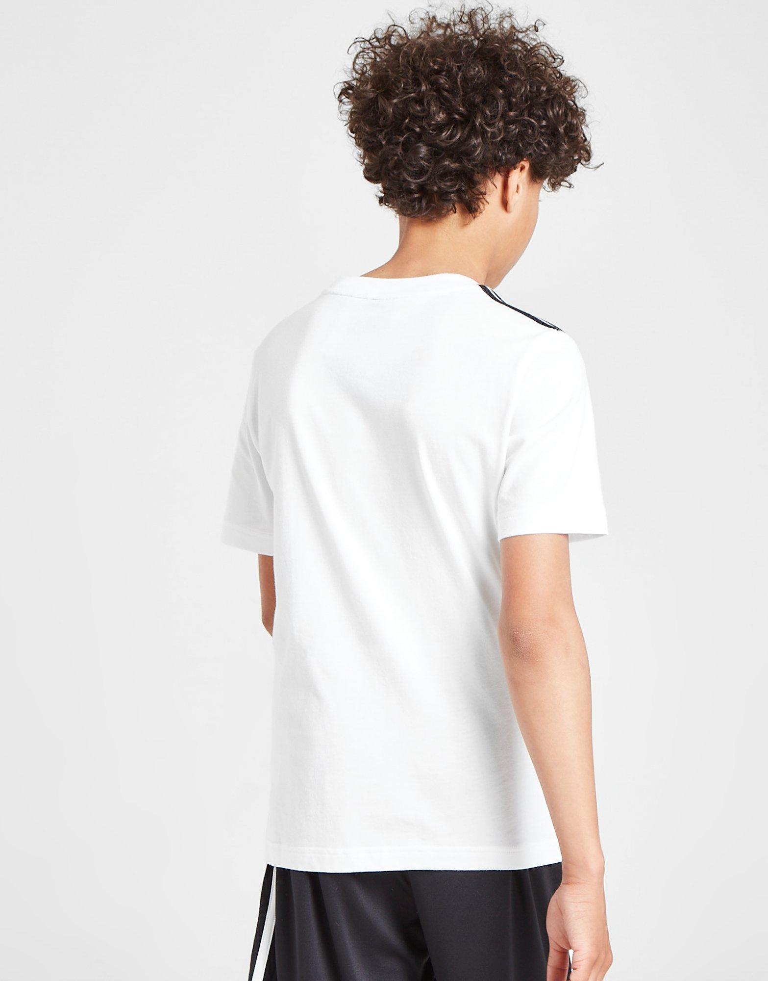 Koszulka, t-shirt dziecięcy ADIDAS T-SHIRT 3-STRIPES SPORT T-SHIRT JUNIOR GV5386 Biały