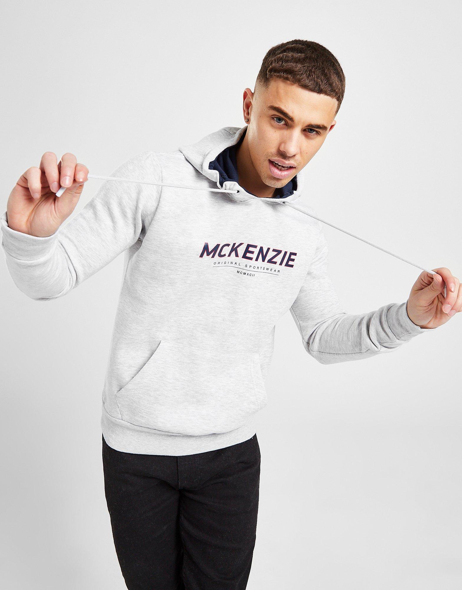 Bluza męska MCKENZIE BLUZA Z KAPTUREM TEO OVERHEAD HOODIE MCKTM14416 Szary