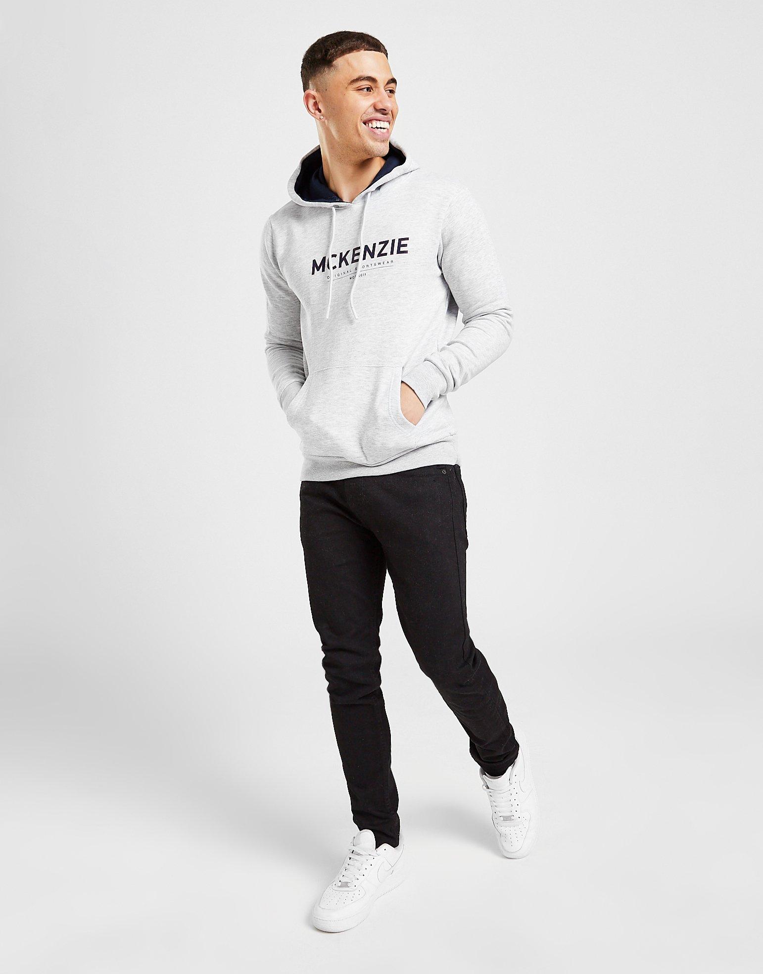 Bluza męska MCKENZIE BLUZA Z KAPTUREM TEO OVERHEAD HOODIE MCKTM14416 Szary