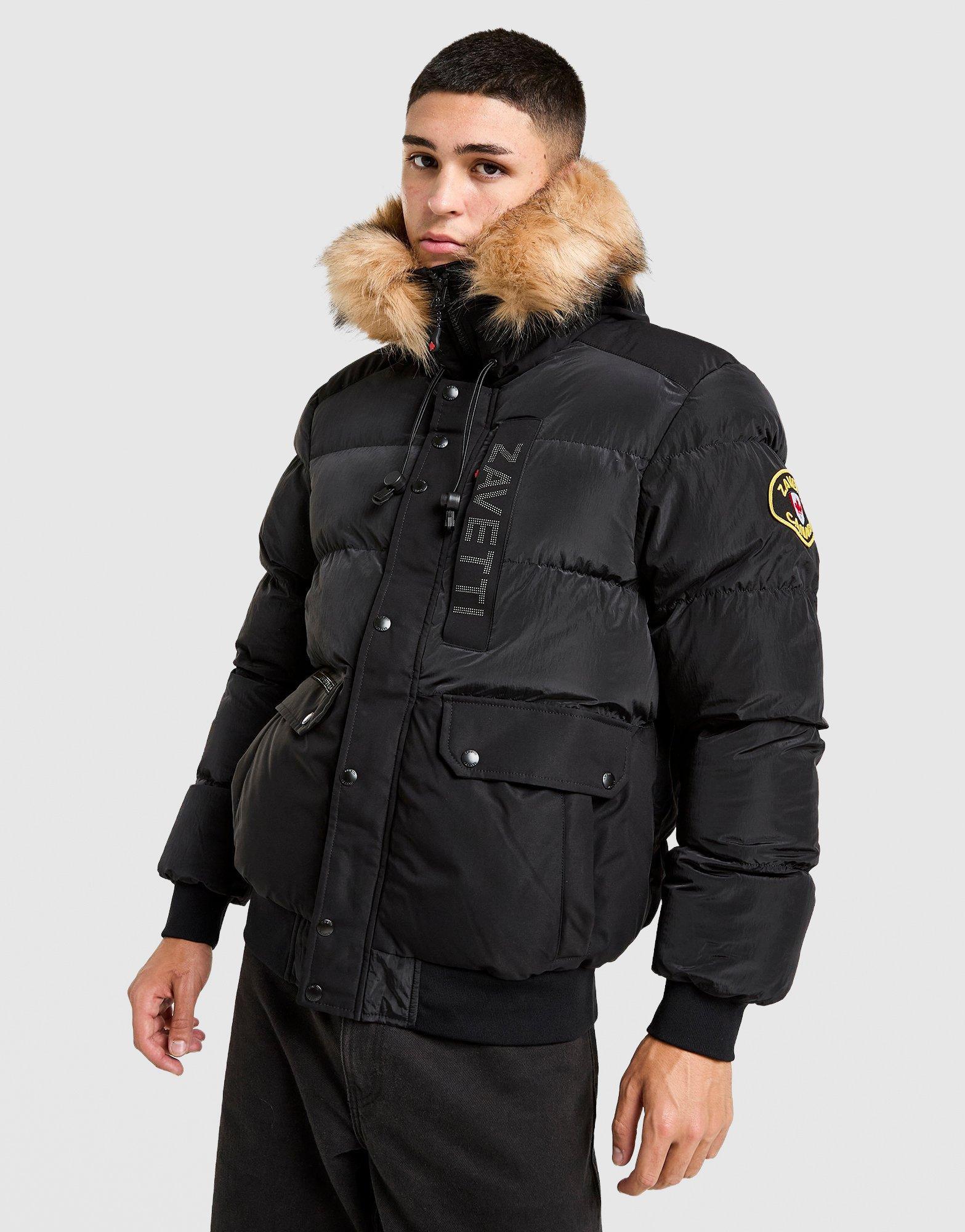 Zavetti Kabát Deratti Parka Blk
