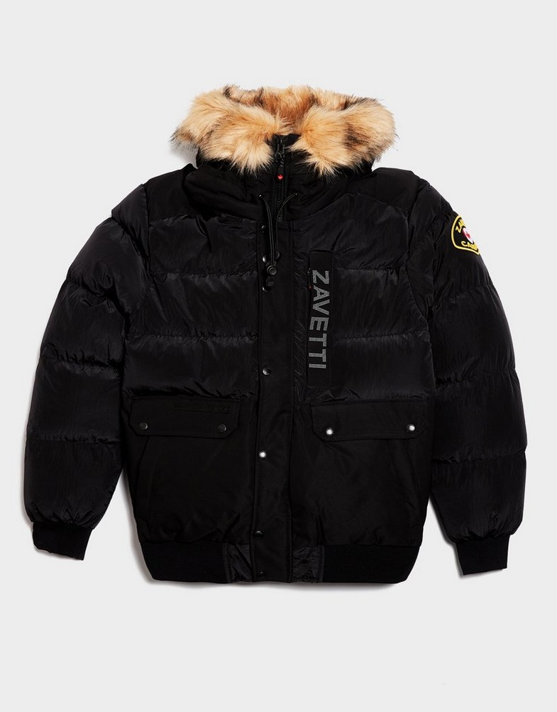 Мъжко яке ZAVETTI ЯКЕ DERATTI PARKA BLK 4091993 Черен