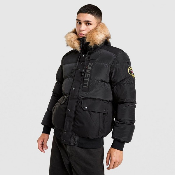 ZAVETTI KURTKA DERATTI PARKA BLK