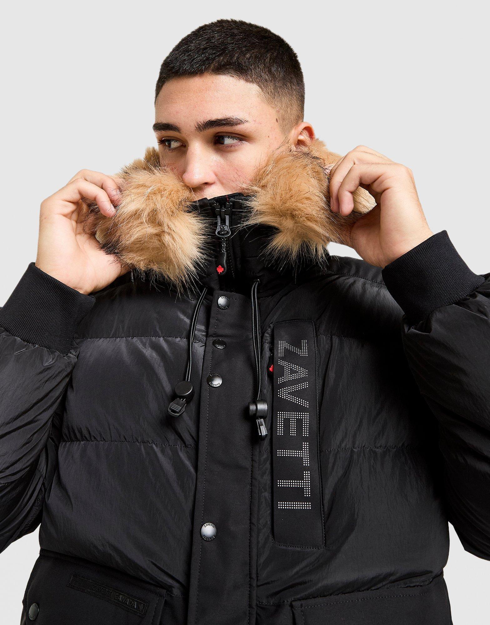 ZAVETTI КУРТКА DERATTI PARKA BLK 4091993 Чорний