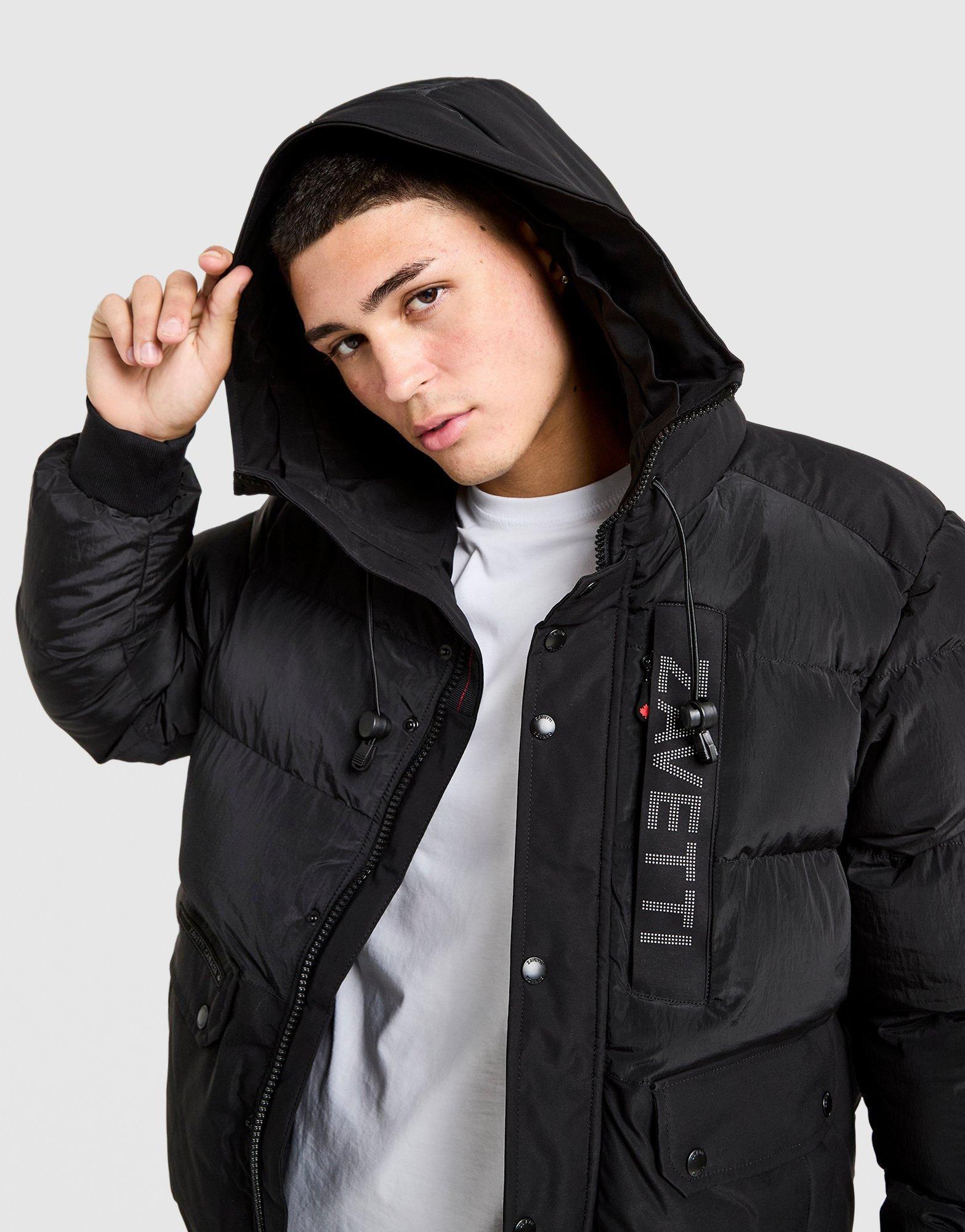 ZAVETTI КУРТКА DERATTI PARKA BLK 4091993 Чорний