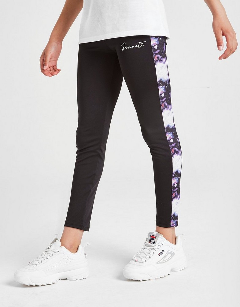 SONNETI JNR GIRLS LEGGINGS SNTTJ12563 Czarny