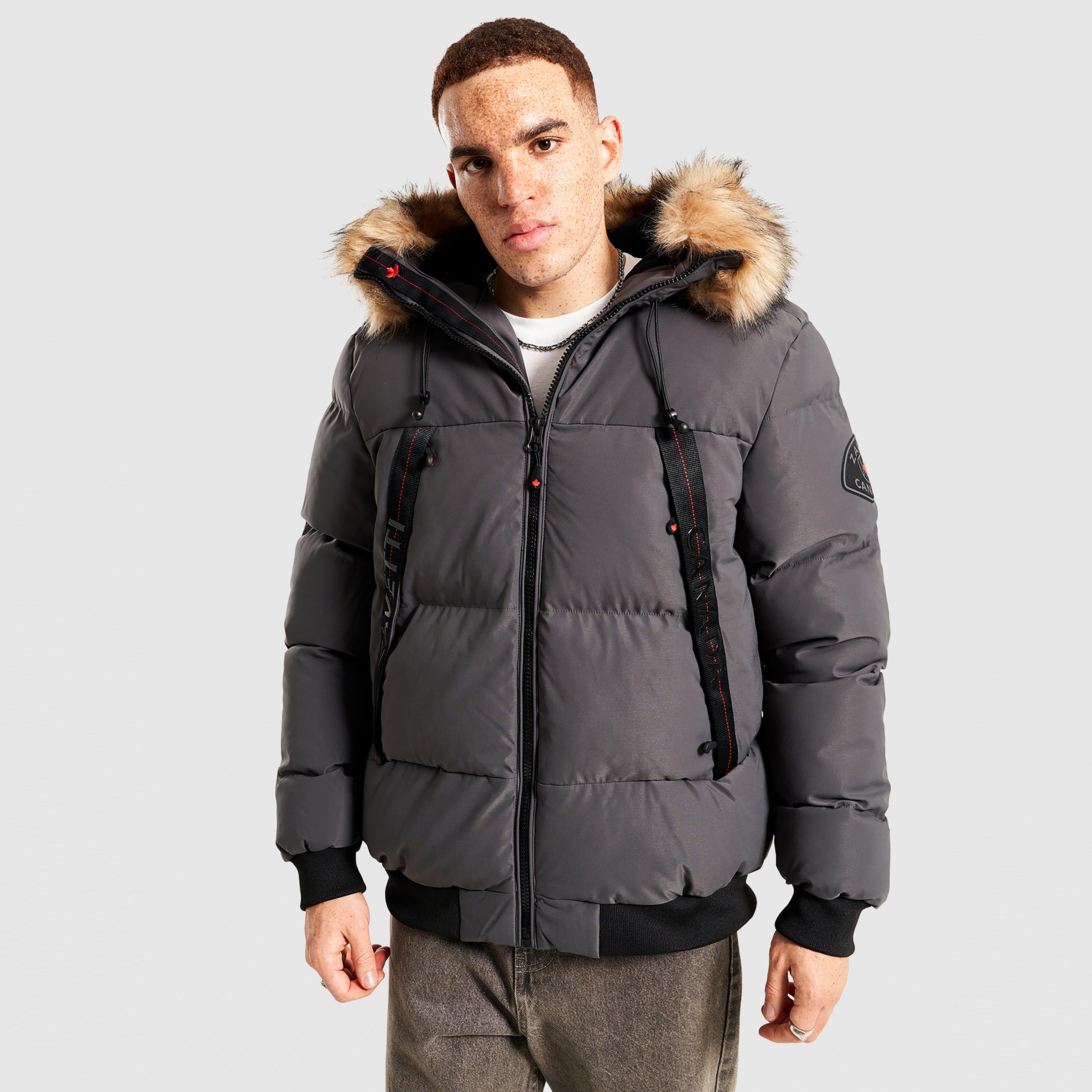 Férfi kabát ZAVETTI KABÁT NAVAX SHRT PRKA GRY