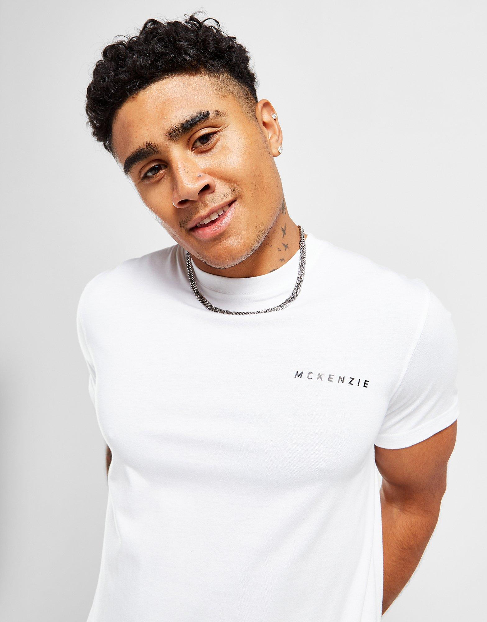 Koszulka, t-shirt męski MCKENZIE 3 PACK ESSENTIAL T-SHIRTS MCKTM14545BLKGM Czarny