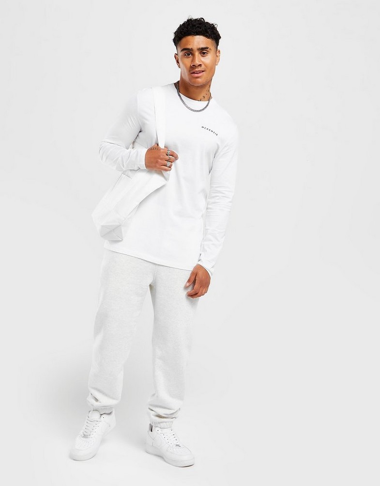 Koszulka, t-shirt męski MCKENZIE DŁUGI RĘKAW 2-PACK ESSENTIAL LONG SLEEVE T-SHIRTS MCKTM14546 Biały