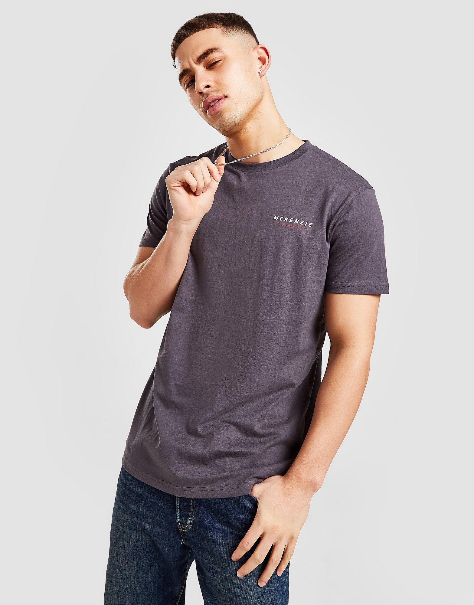 Pánske tričko MCKENZIE ESSENTIAL TRIČKO  MCKTM14514 Sivá