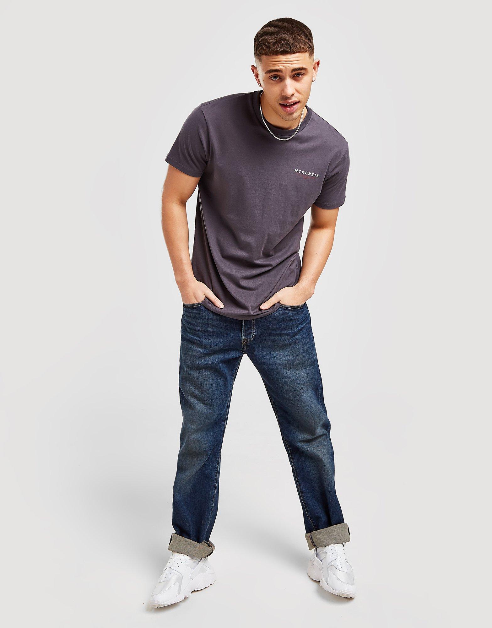 Pánske tričko MCKENZIE ESSENTIAL TRIČKO  MCKTM14514 Sivá