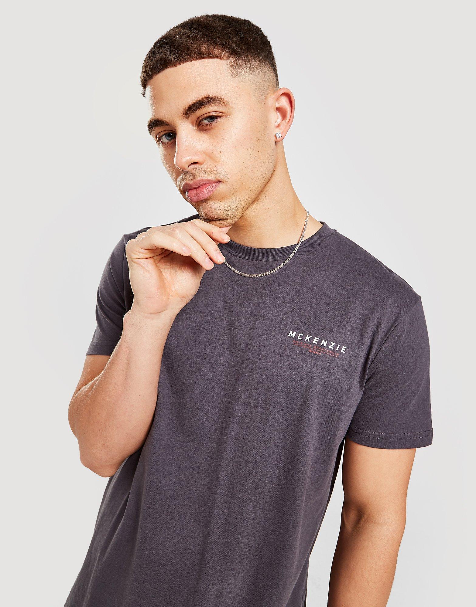Pánske tričko MCKENZIE ESSENTIAL TRIČKO  MCKTM14514 Sivá