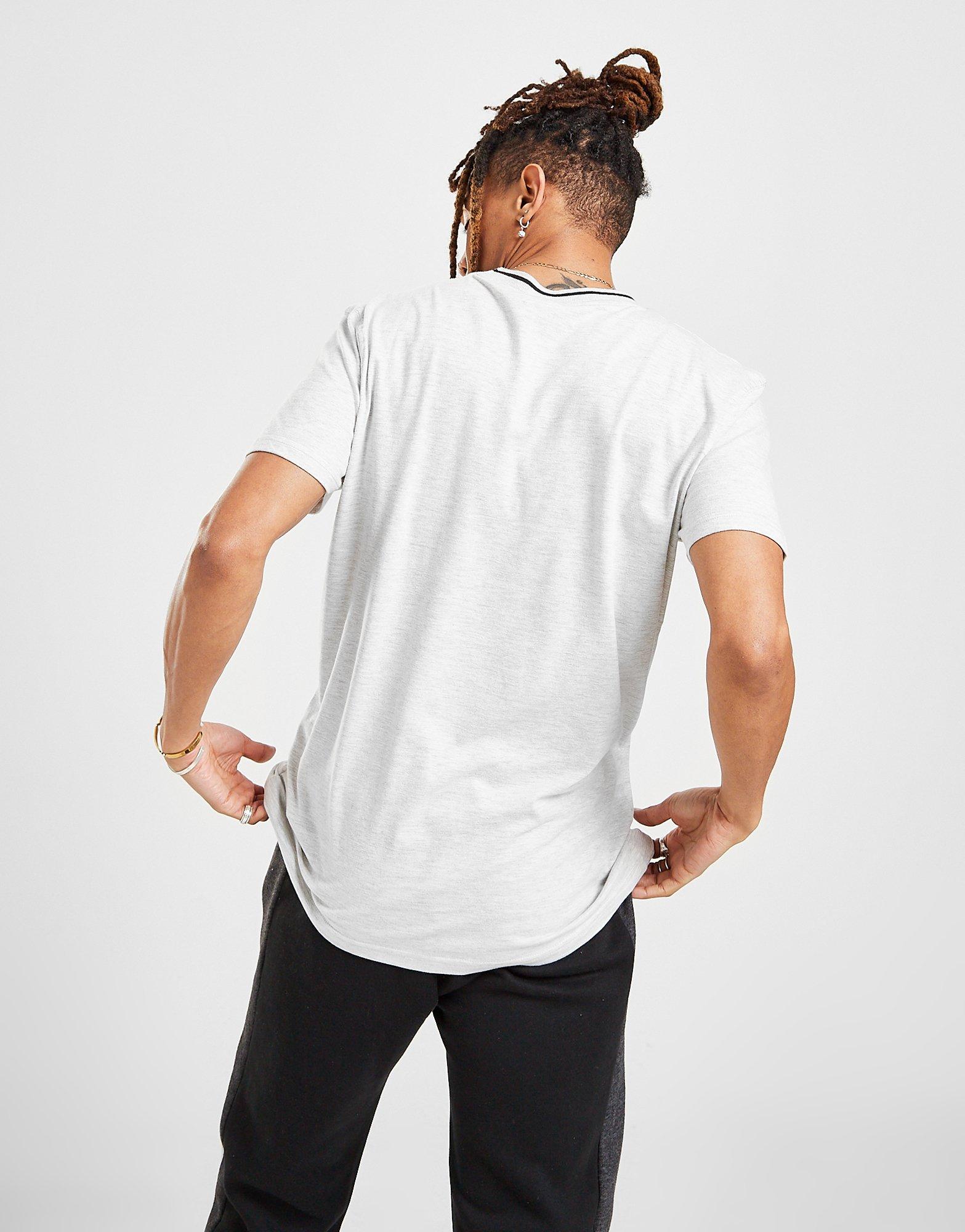 Koszulka, t-shirt męski McKENZIE T-SHIRT ESSENTIAL RINGER T-SHIRT MCKTM14515 Szary