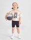 JORDAN GIRLS' TIE DYE PÓLÓ/SHORTS SET INFANT 