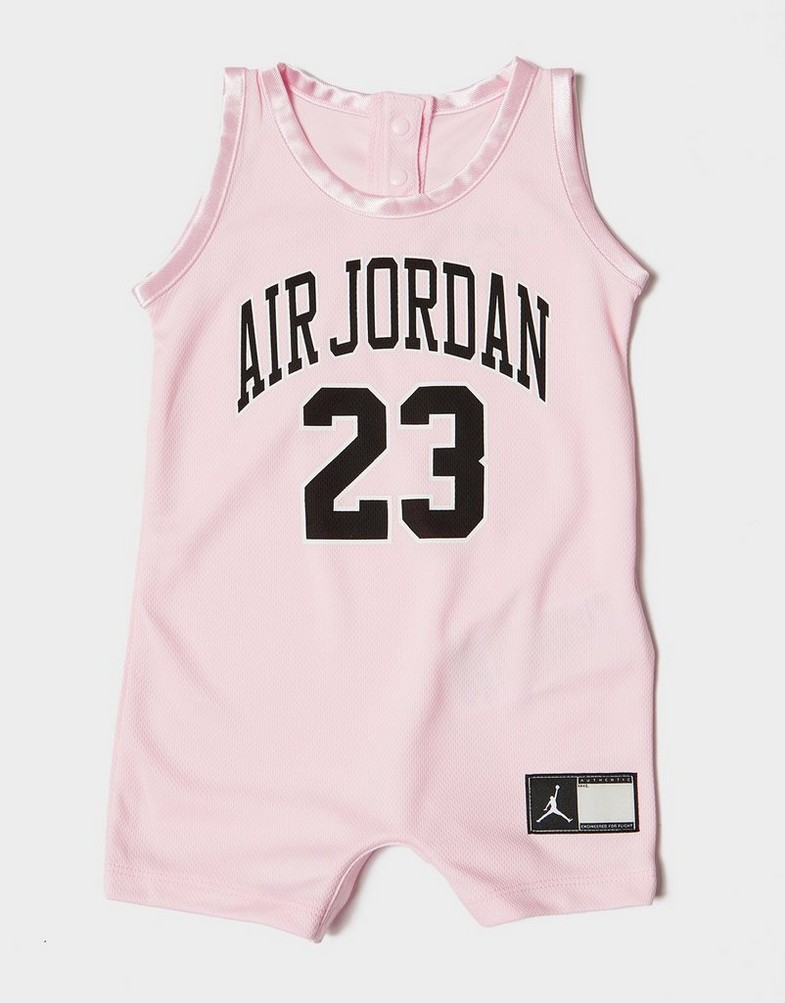 Detská tepláková súprava JORDAN SÚPRAVA BABYGROW HBR JORDAN JERSEY ROMPER 556169A9Y Ružová