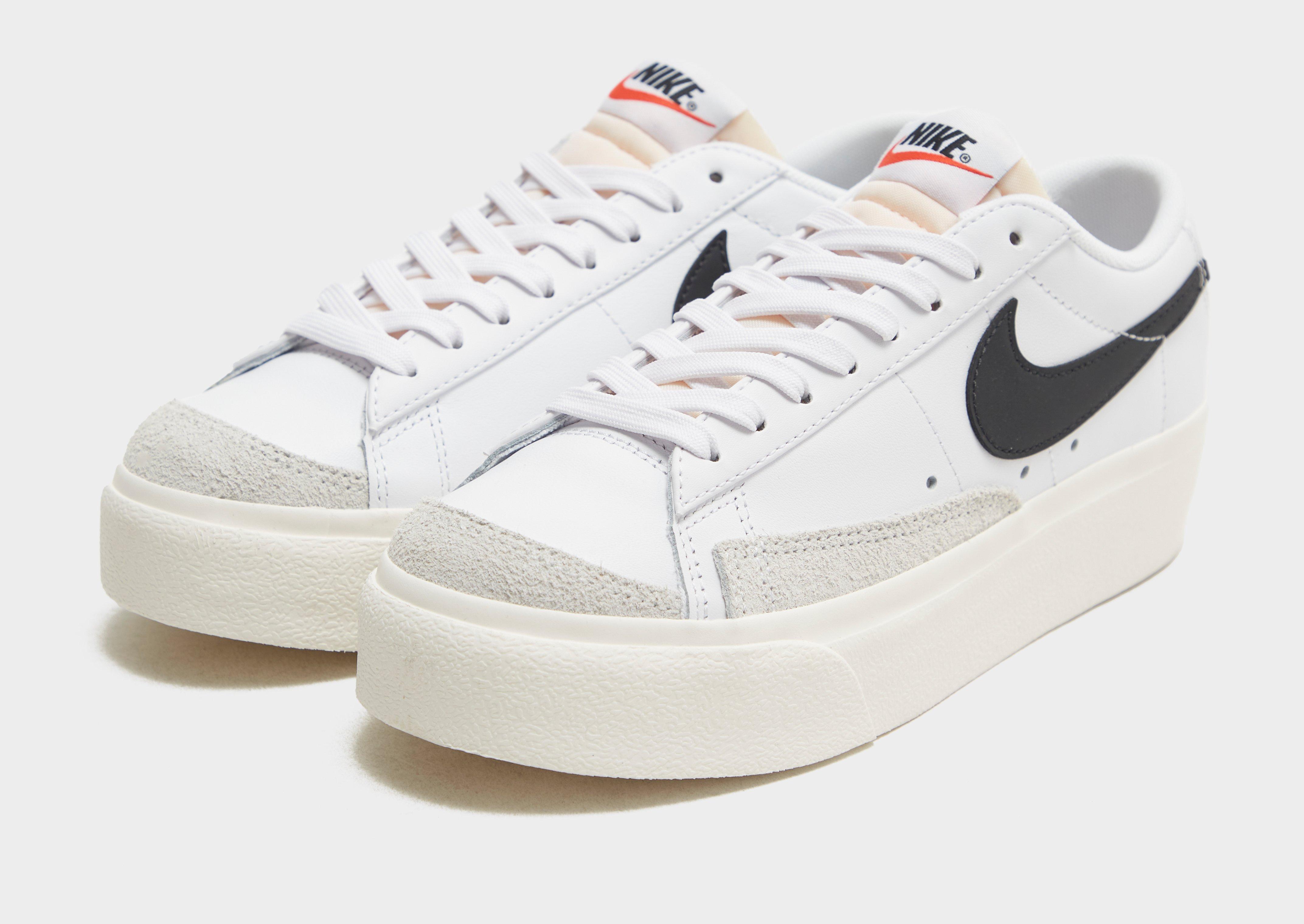 Buty sneakersy damskie NIKE BLAZER LOW PLATFORM  DJ0292-101 Biały