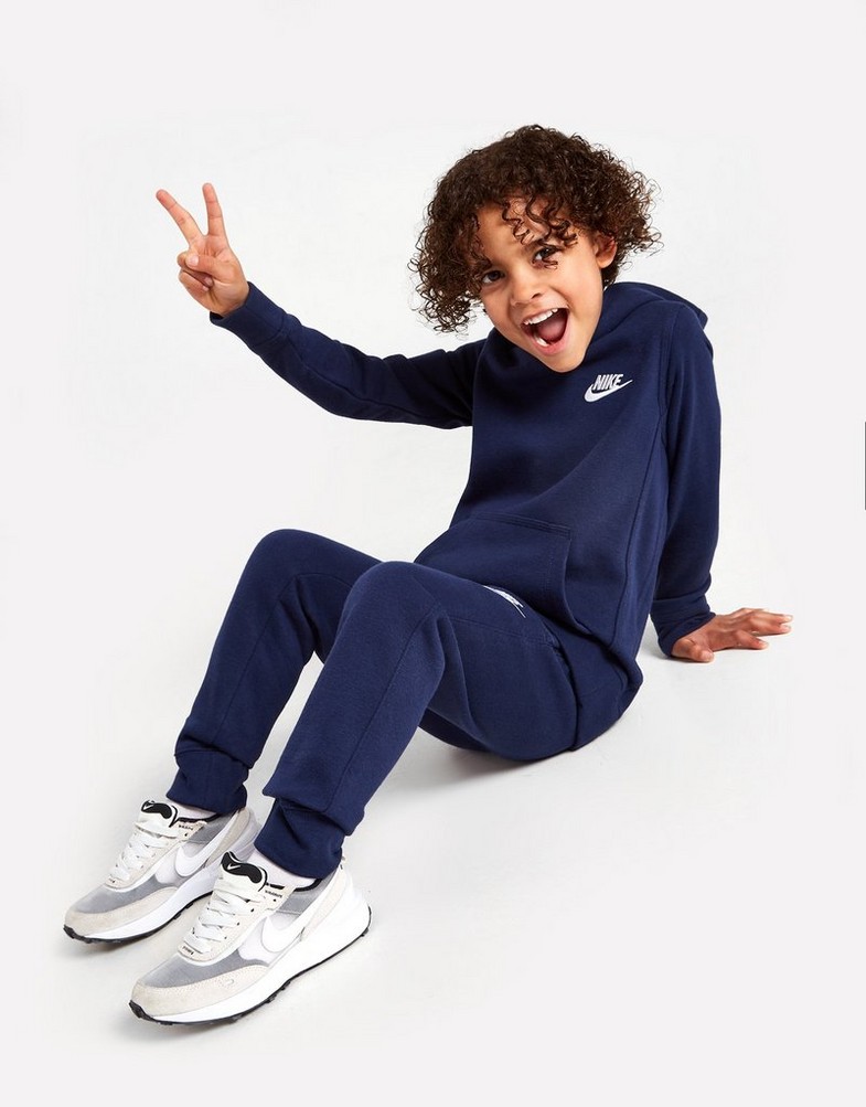 NIKE BLUZA Z KAPTUREM CLUB OH HD 86F322U90 Granatowy