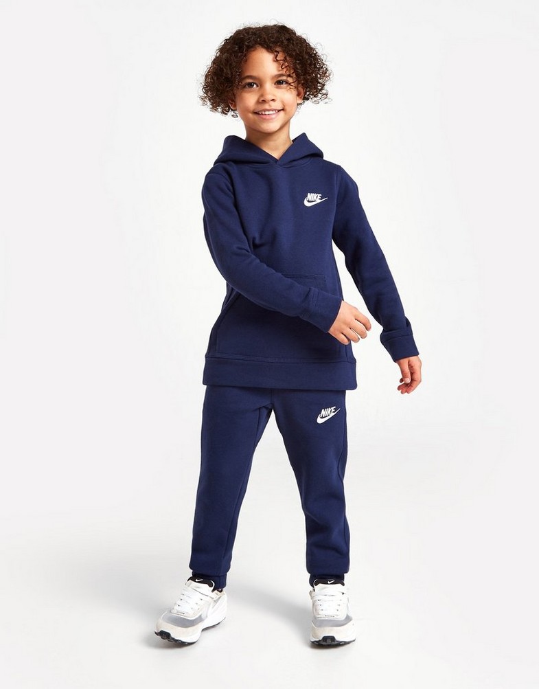 NIKE BLUZA Z KAPTUREM CLUB OH HD 86F322U90 Granatowy