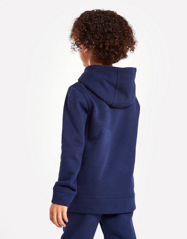 NIKE BLUZA Z KAPTUREM CLUB OH HD 86F322U90 Granatowy