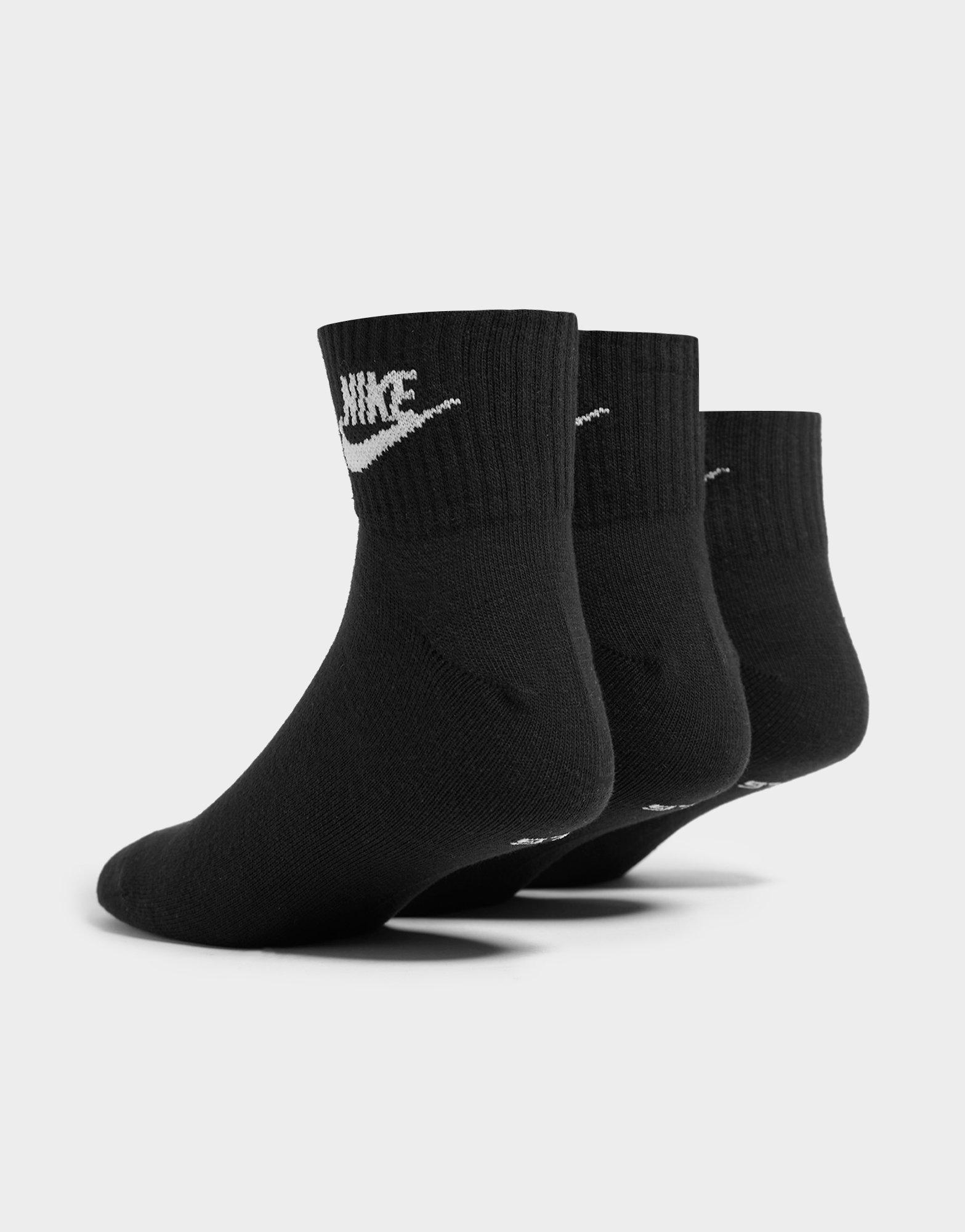 Moteriškos kojinės NIKE 3-PACK FUTURA ANKLE SOCKS  DX5074-010 Juoda