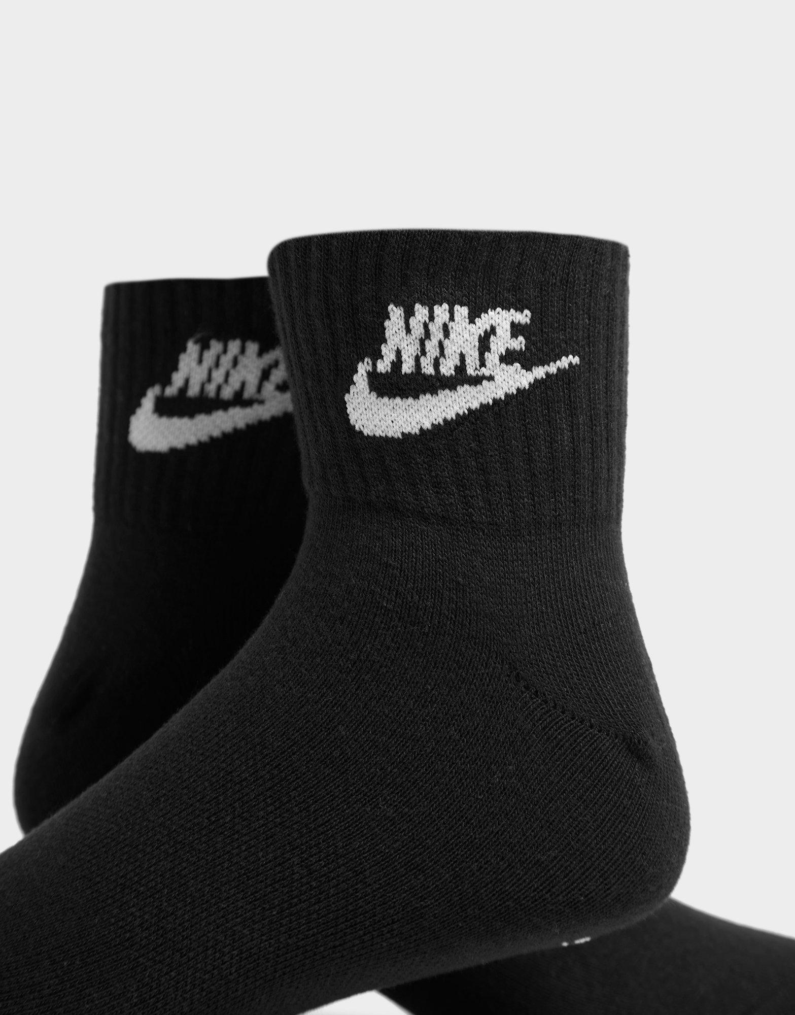 Moteriškos kojinės NIKE 3-PACK FUTURA ANKLE SOCKS  DX5074-010 Juoda