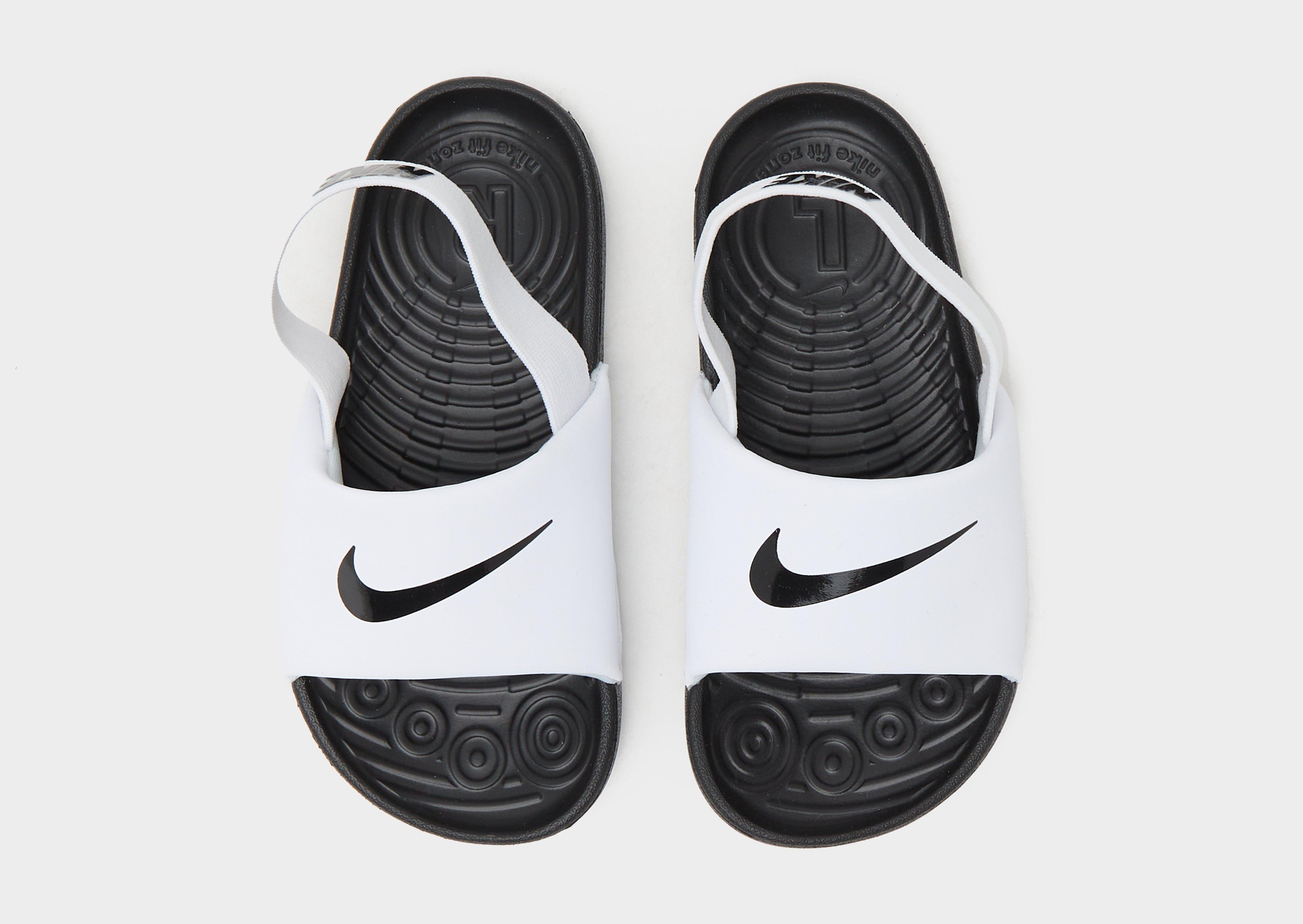 Șlapi pentru copii NIKE KAWA BV1094-100 Alb