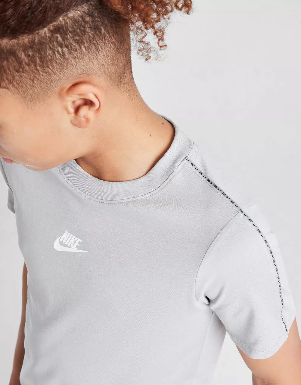 NIKE ФУТБОЛКА TAPE TEE GRY, фото 1 з 6